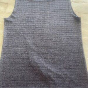CHICO'S Textured Brown Tank, Size 1